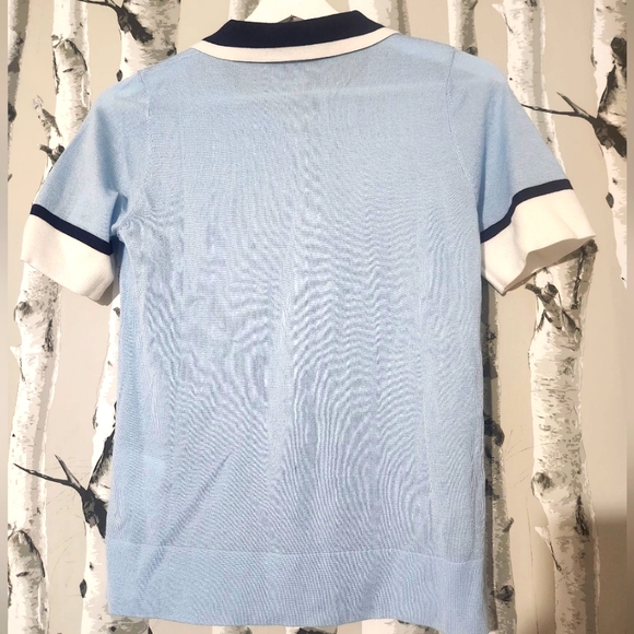 Prada Ribbed-knit Polo Shirt Size S or XS / US 2 - Picture 4 of 6